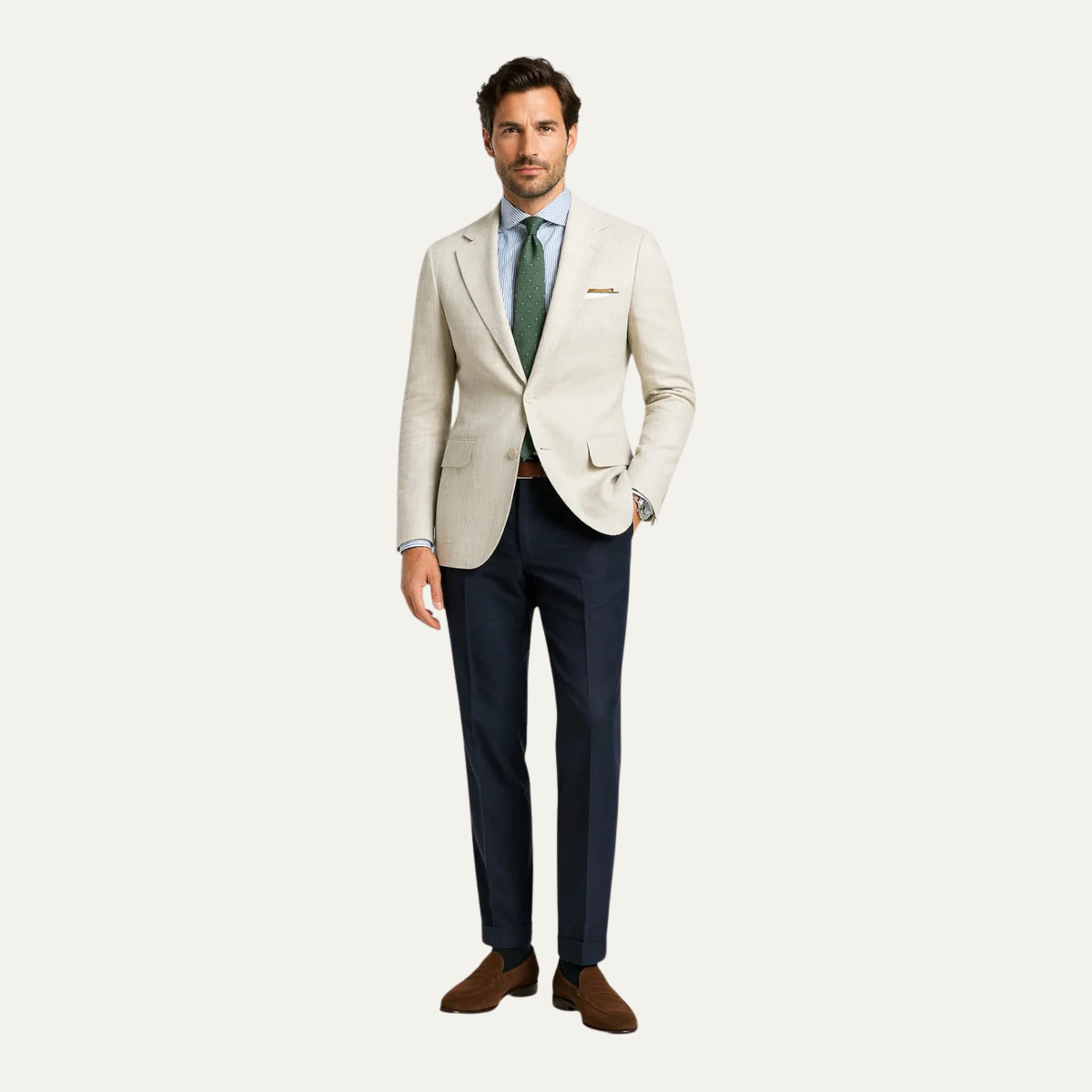 Maddison linnen jack slim fit
