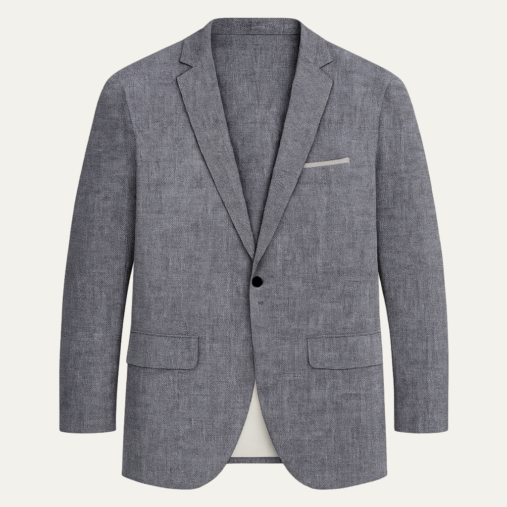 Mandello linnen jack slim fit