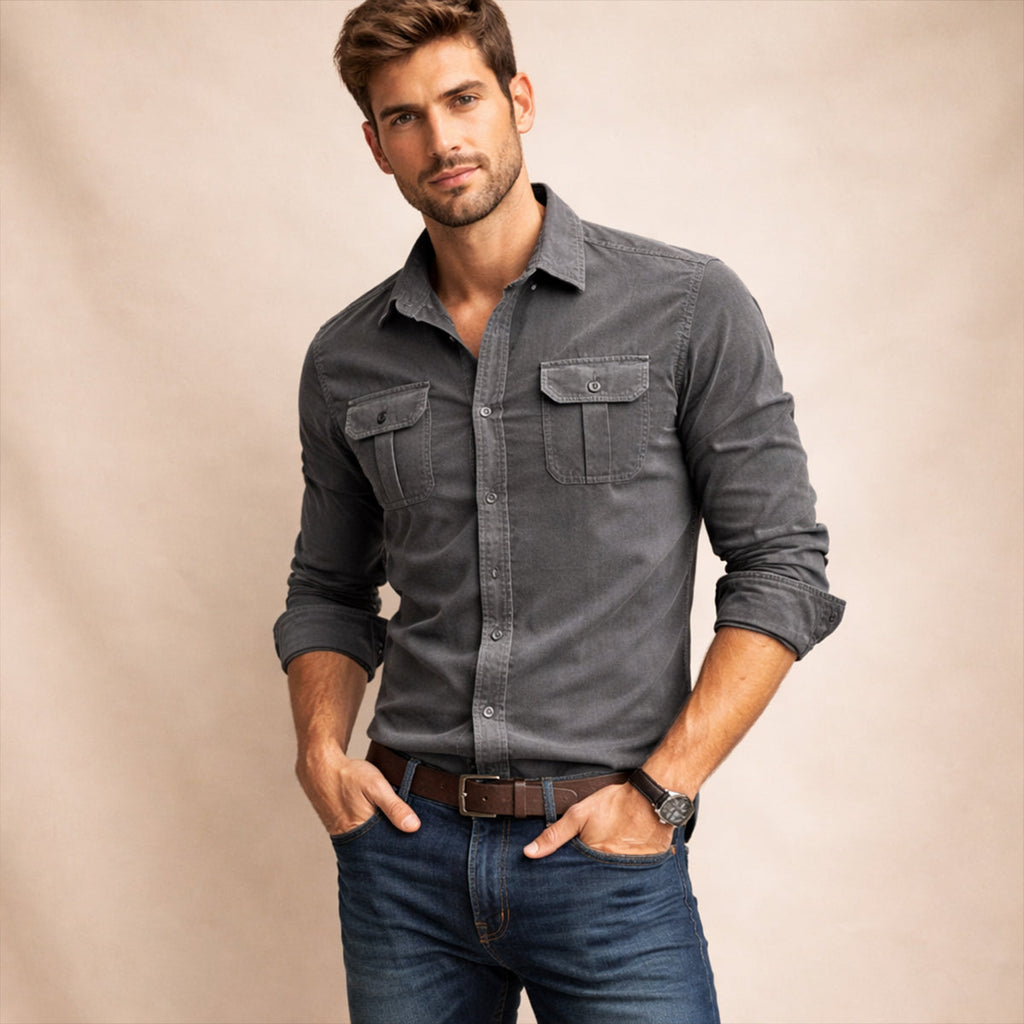 Norwick corduroy overhemd