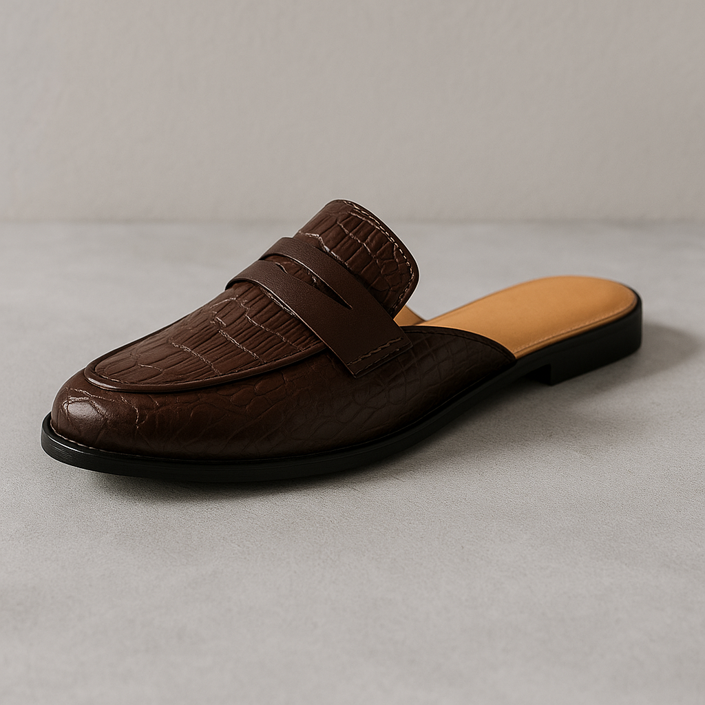 Oakford leren loafer