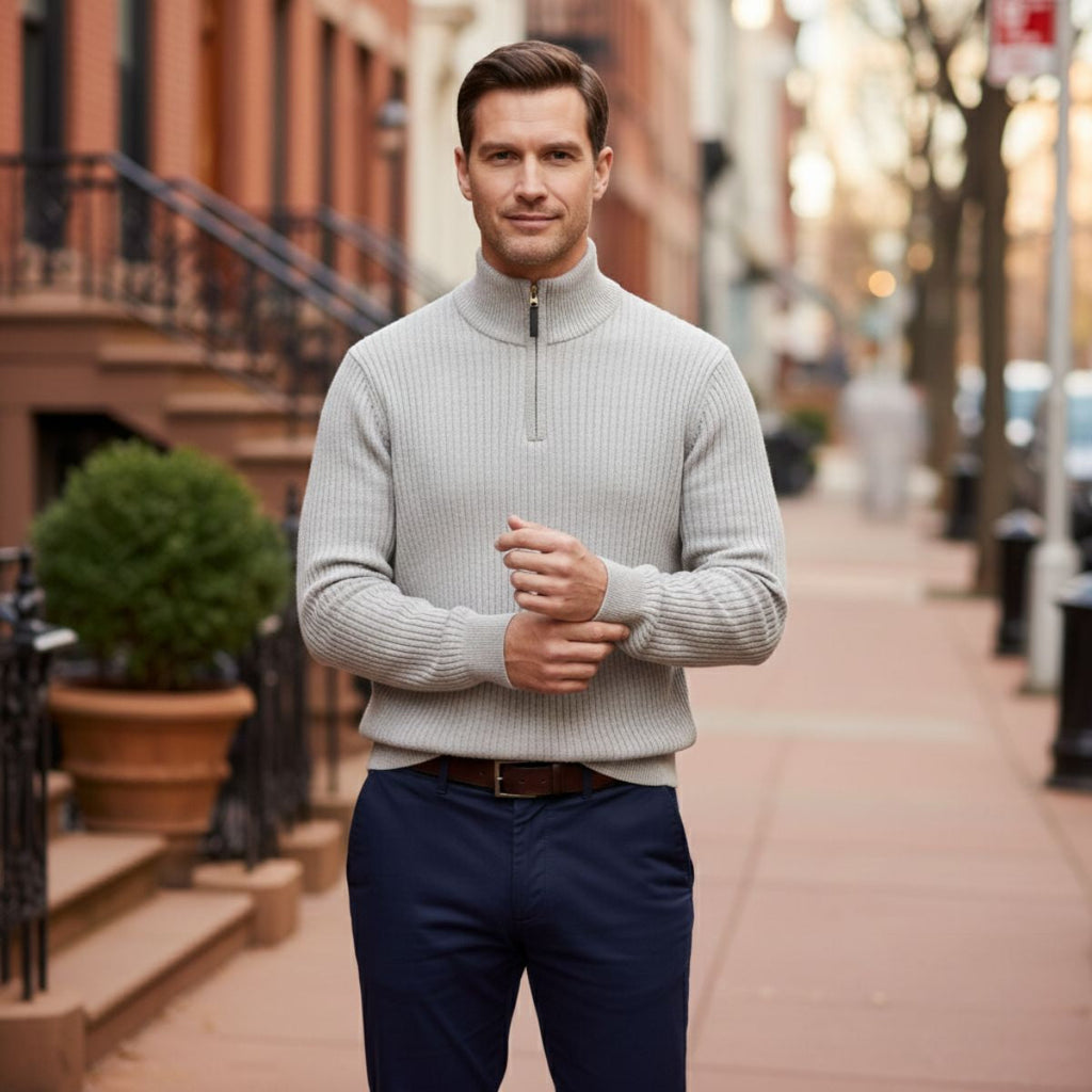 Oslo half-zip trui