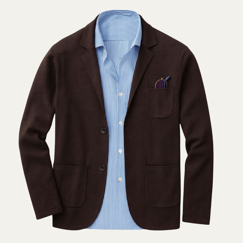 Oxford linnen blazer