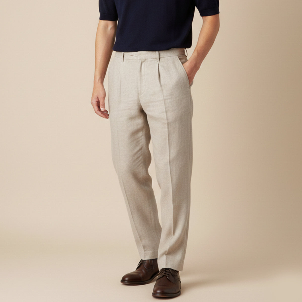 Portofino linnen broek