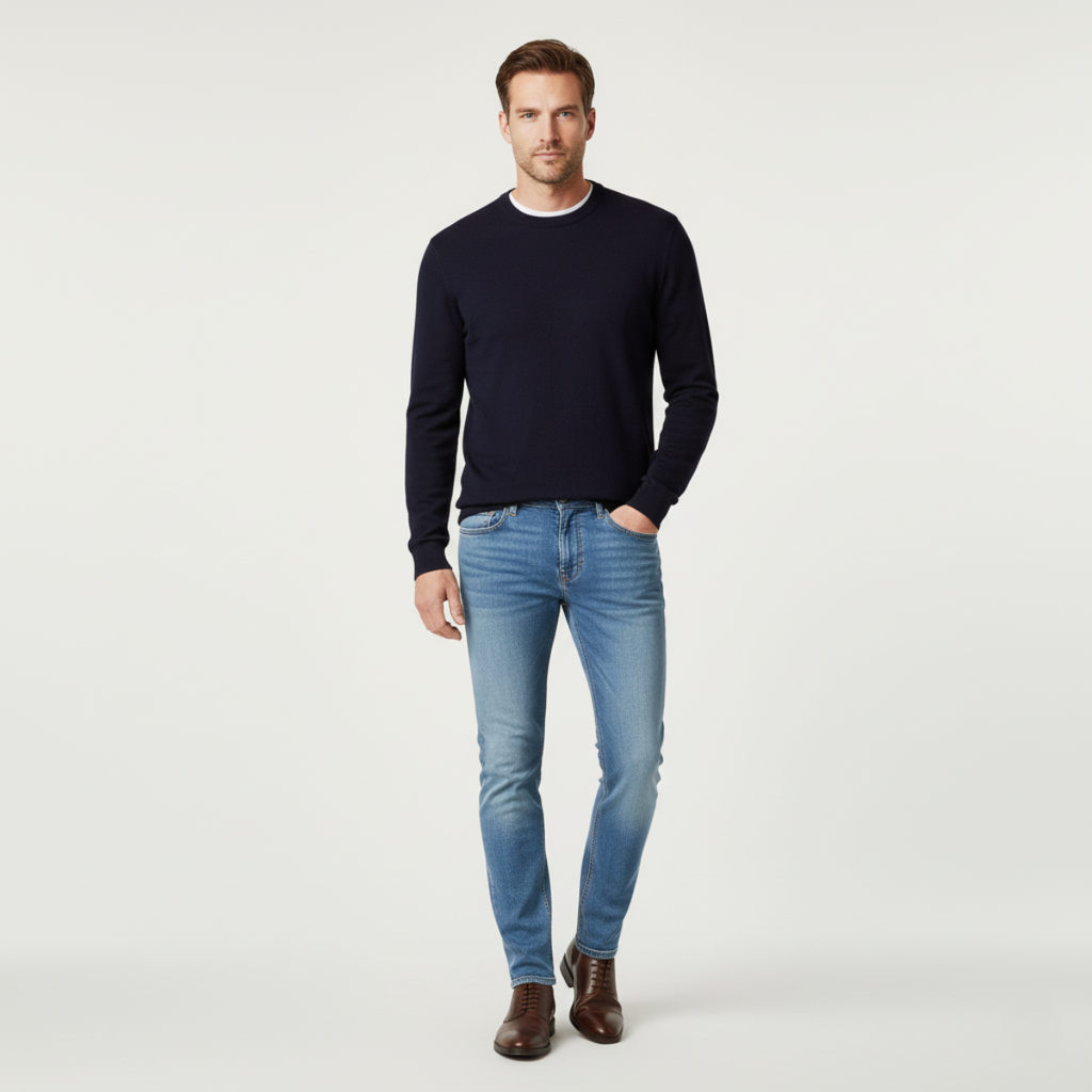 Santiago Stretch herenmode slim fit
