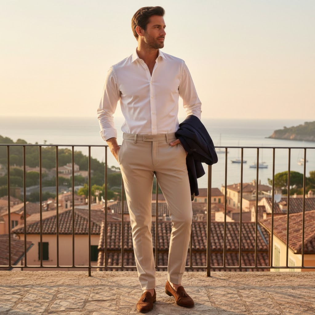 Silverpark pantalon slim fit