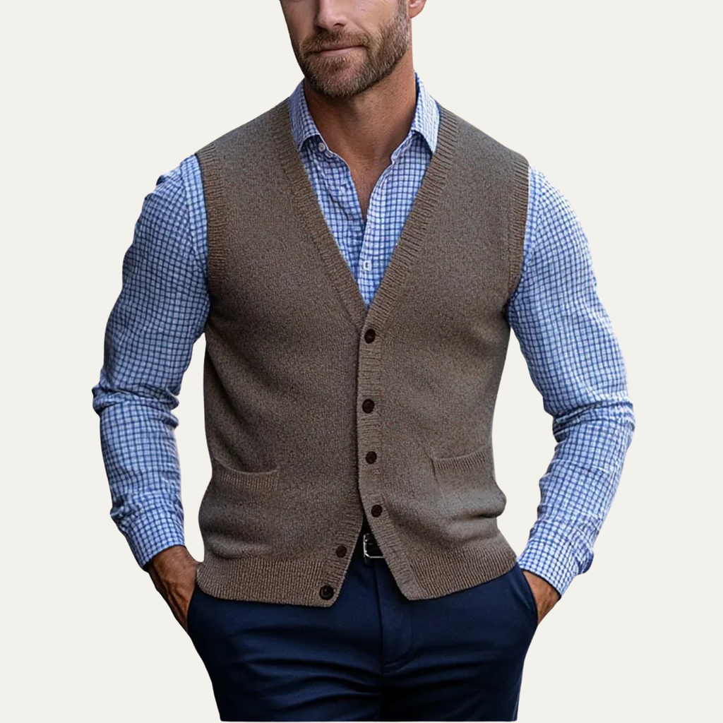 Somerset gebreid gilet