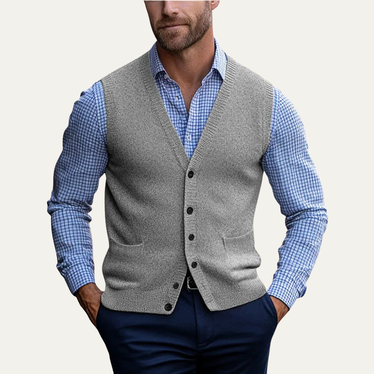 Somerset gebreid gilet