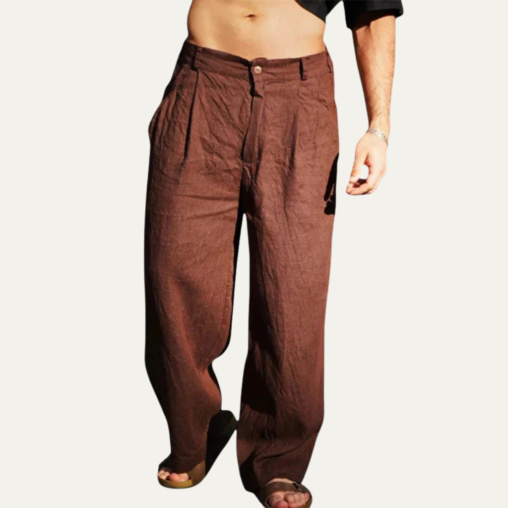 Stonebridge linnen broek relaxed fit