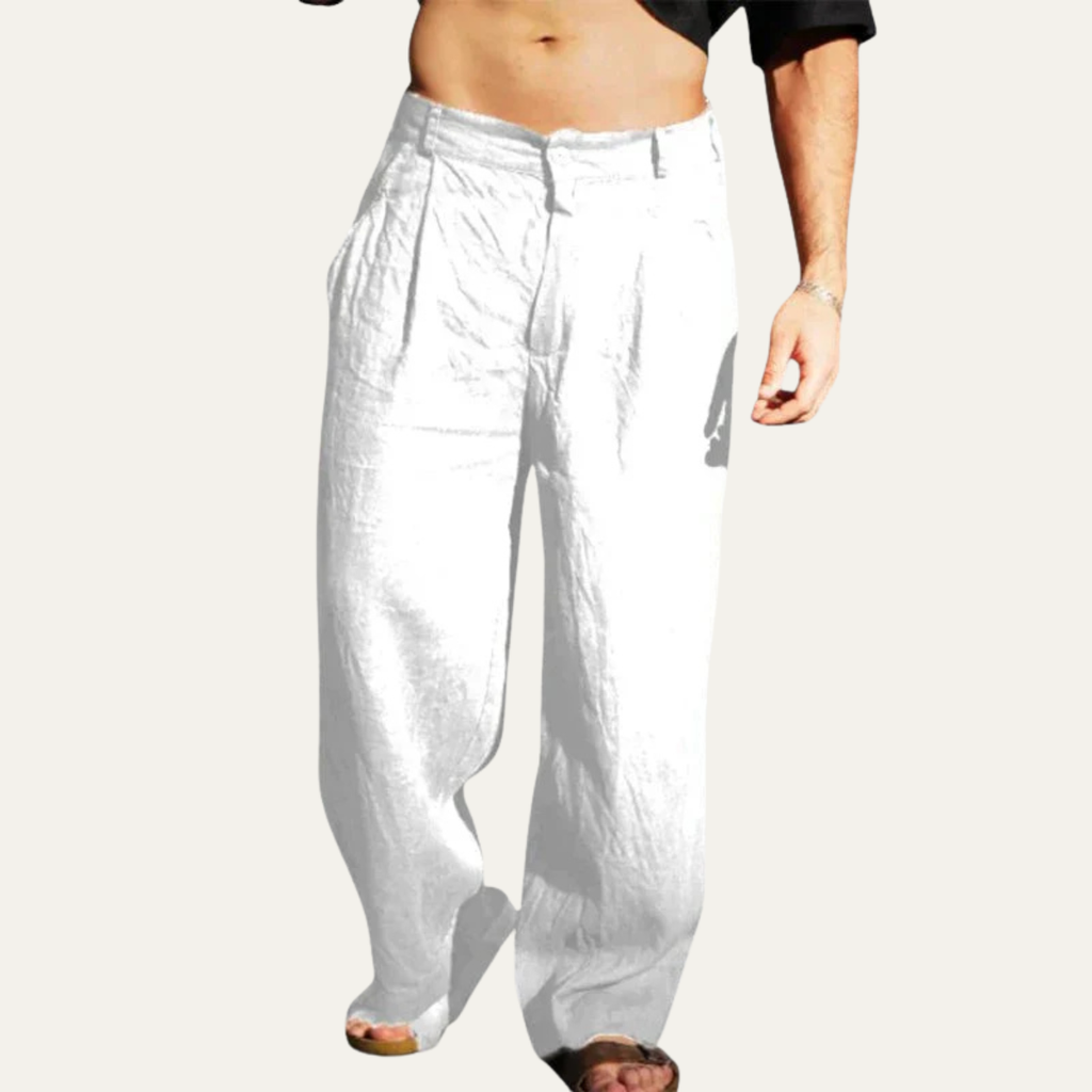 Stonebridge linnen broek relaxed fit