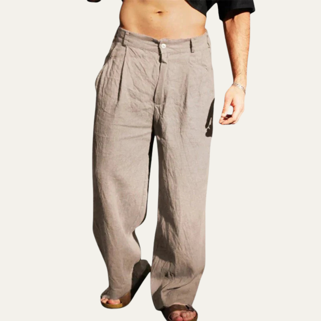 Stonebridge linnen broek relaxed fit