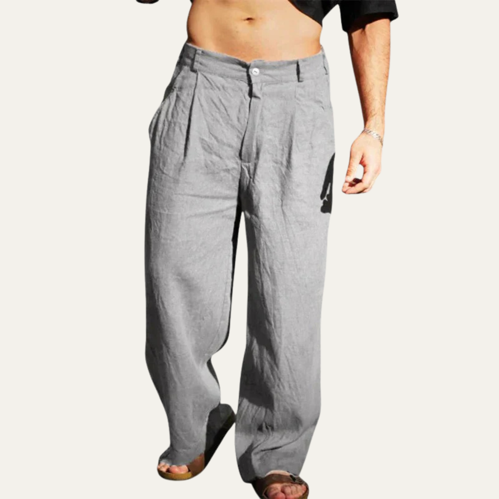 Stonebridge linnen broek relaxed fit