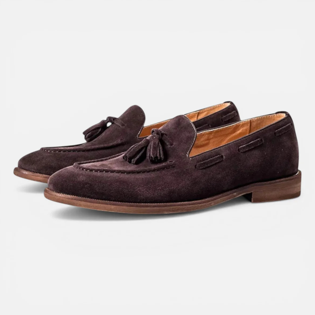 Stratton leren loafer