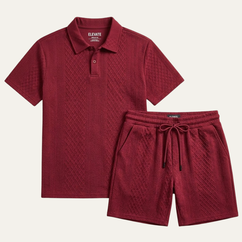 Surrey jacquard poloshirt