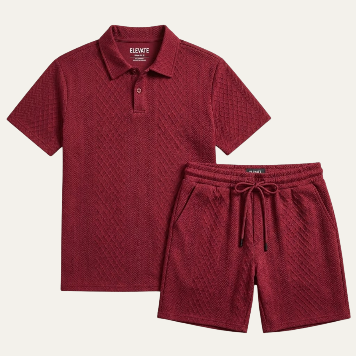 Surrey jacquard poloshirt