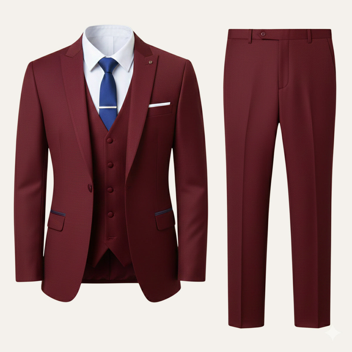 Trebbiano Dreiteiler slim fit