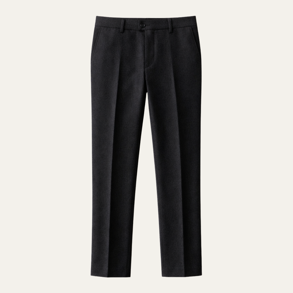 Veneto wollen pantalon slim fit