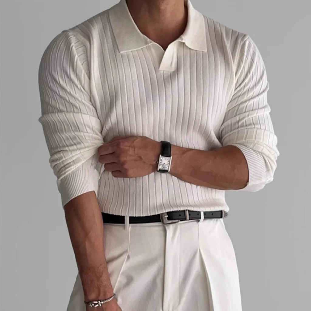 Verona jacquard poloshirt