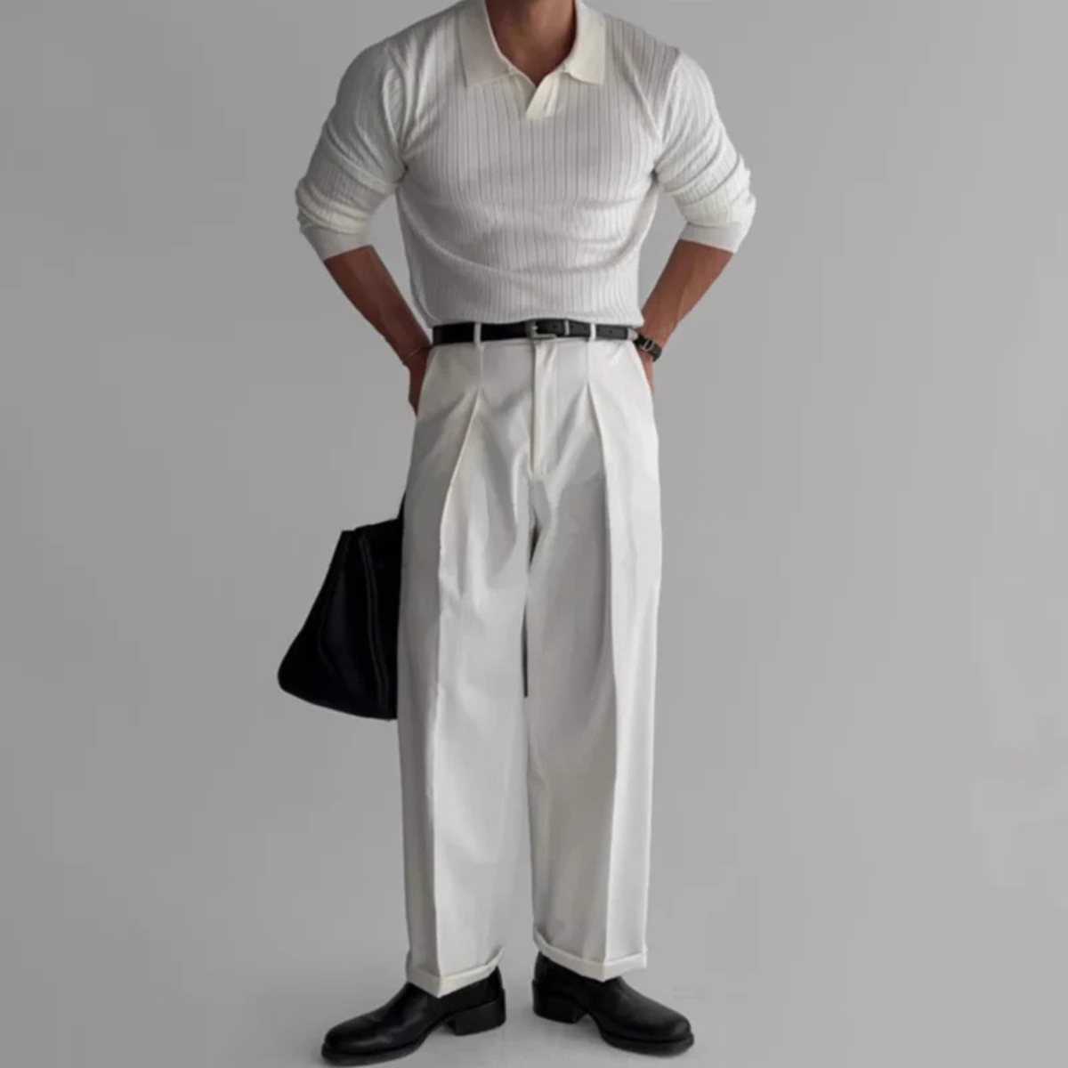 Verona jacquard poloshirt