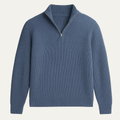 Vicenza kasjmier half-zip trui