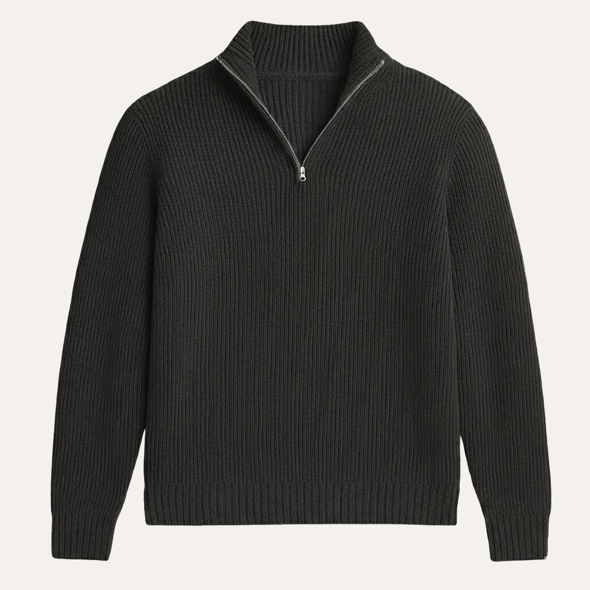 Vicenza kasjmier half-zip trui