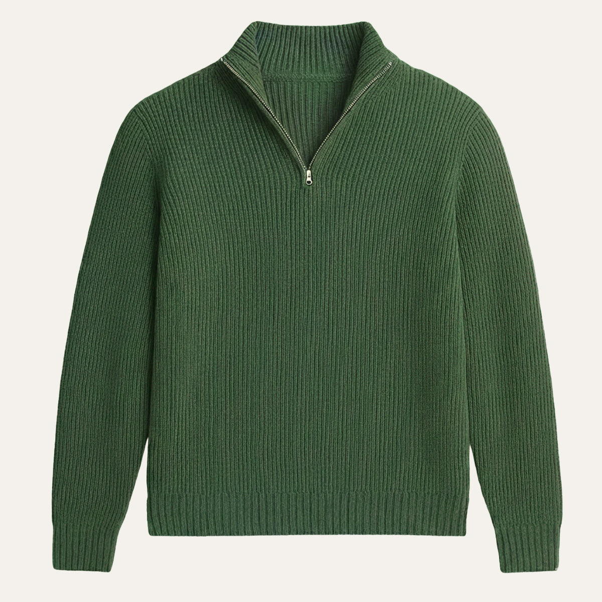 Vicenza kasjmier half-zip trui