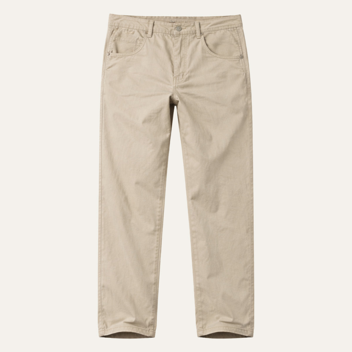 Willowridge katoenen broek straight leg
